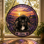 Custom Pet Memorial Window Hanging