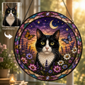 Custom Pet Portrait Stained Glass Suncatcher