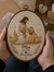 Jesus Pet Memorial Portrait - Personalized Pet Embroidery Hoop