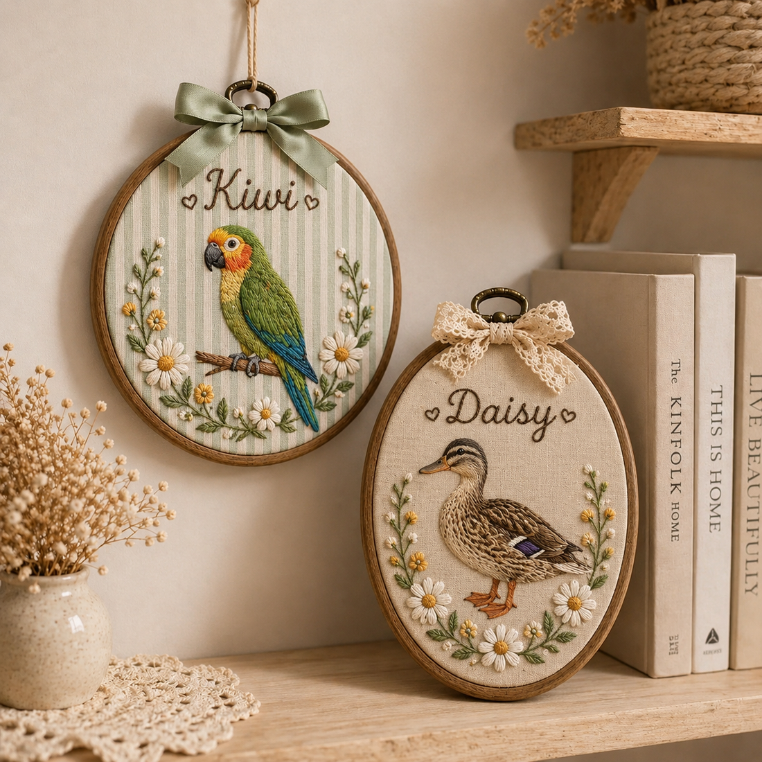 Personalized Pet Embroidery Hoop