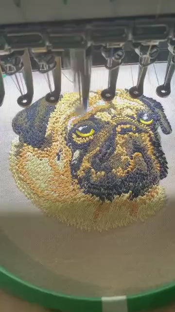 Personalized Pet Cowboy Embroidery Hoop