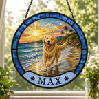 Custom Pet Portrait Art Suncatcher