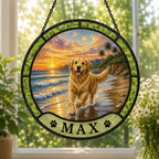 Custom Pet Portrait Art Suncatcher