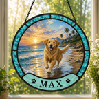 Custom Pet Portrait Art Suncatcher