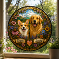 Custom Multiple Pet Stained Glass Suncatcher