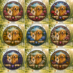 Custom Multiple Pet Stained Glass Suncatcher