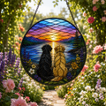 Custom Pet Portrait Art Suncatcher